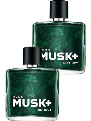 Avon Musk Instinct Erkek Parfüm Edt 75 Ml. Ikili Set