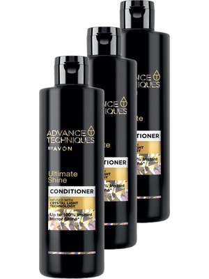 Avon Advance Techniques Parlaklık Veren Saç Kremi 250 Ml. Üçlü Set
