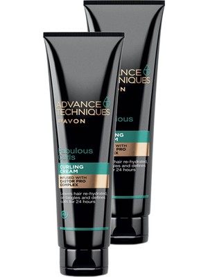 Avon Advance Techniques Bukle Şekillendirici Durulanmayan Saç Bakım Kremi 150 Ml. Ikili Set