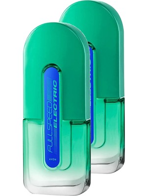 Avon Full Speed Electric Erkek Parfüm Edt 75 Ml. Ikili Set