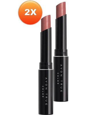 Avon Ultra Beauty Stylo Ruj - Totally Twing Renk, 2 Adet, Nemlendirici ve Uzun Süre Kalıcı Saten Etkisi ile