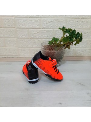 Kinetix Breton J Turf Neonturuncu Cırtlı Halı Saha Futbol Ayakkabısı