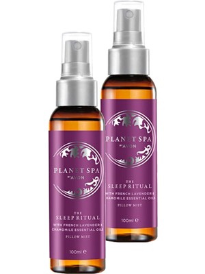 Avon Planet Spa Sleep Rituel Yastık Spreyi 100 Ml. Ikili Set