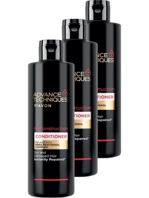 Avon Advance Techniques Reconstruction Onarıcı Saç Kremi 250 Ml. Üçlü Set