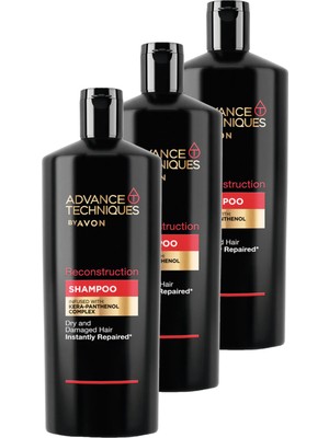 Avon Advance Techniques Reconstruction Onarıcı Şampuan 700 Ml. Üçlü Set