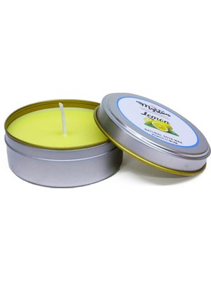 Parla Soya Wax Mum Kokulu Tenekede Lemon