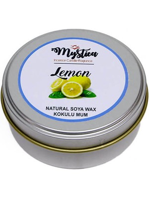 Parla Soya Wax Mum Kokulu Tenekede Lemon