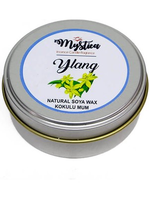 Parla Soya Wax Mum Kokulu Tenekede Ylang Ylang