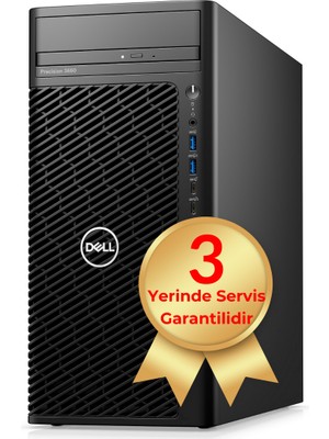 Dell Precision 3660 Intel Core I7 13700 64 GB Ram 2tb SSD 2 Tb HDD 4 GB Nvidia Quadro T1000 Freedos  Tower Workstation  Masaüstü Bilgisayar DP3660T1000 O5