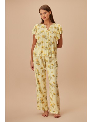 Suwen Yelena Maskülen Pijama Takımı