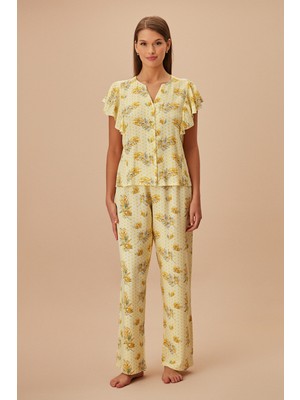 Suwen Yelena Maskülen Pijama Takımı