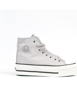 Benetton BN-30939 - Gri-Kaıdn Spor Ayakkabı