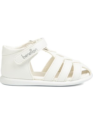 Benetton BN-1251-  Beyaz - Çocuk Sandalet
