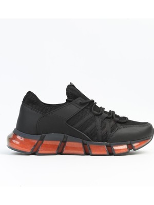 Pierre Cardin PC-31419 - 34152 Siyah Turuncu - Erkek Spor Ayakkabı