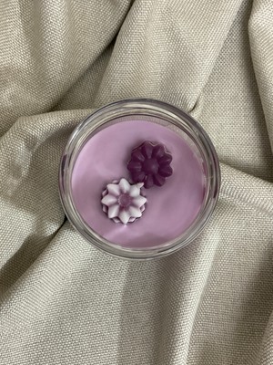 Candele Vivente - Ritüel ve Meditasyon Rahatlama Mumu - Arınma Soya Wax Mum - Lavantalı Mum