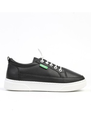 Benetton BN-31055 - 3441 Siyah Beyaz - Kadın Spor Ayakkabı