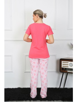 Akbeniz Kadın Kısa Kol Penye Pijama Takımı 4211