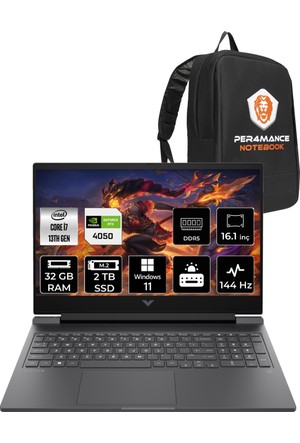 HP Intel Core i7 Nvidia GeForce RTX 4050 Laptop & Notebook ve 