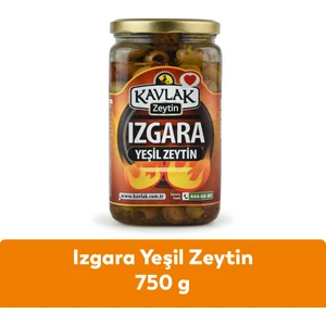 Kavlak Zeytin Izgara Yeşil Zeytin 750 gr Cam Kavanoz