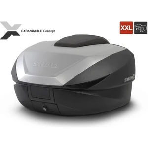 SH59X Arka Çanta Alüminyum Kapaklı (Genişleyebilen Model)