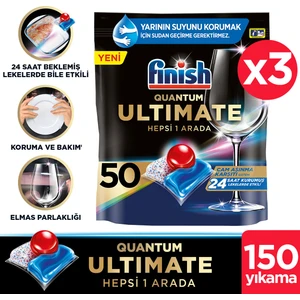 Quantum Ultimate 150 Kapsül  Bulaşık Makinesi Deterjanı Tableti (50X3)