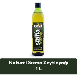 Kavlak Naturel Sızma Soğuk Sıkım Zeytinyağı 1 Lt Pet Şişe