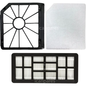 Arçelik Uyumlu S 4240 C Süpürge Hepa Filtresi Mikro Filtre ve Çerçevesi