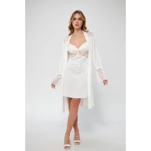 Penye Gecelik Sabahlık Pijama Takım Şort Takım 6'lı Gelin Çeyiz Seti 3011