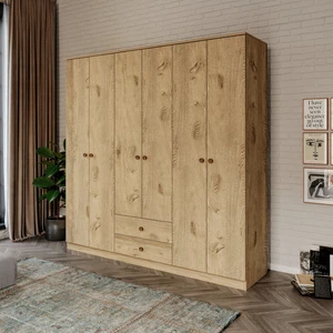 Diamond 6 Kapaklı DOLAP(%100MDF)