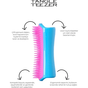 Tangle Teezer Pet Deshedding Blue Pink
