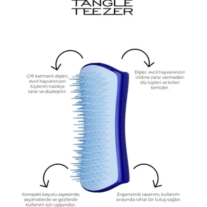Pet Teezer De-Shedding Köpek Tüy Alıcı Tarak Küçük Boy