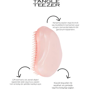 Tangle Teezer Original Glitter Coral Saç Fırçası