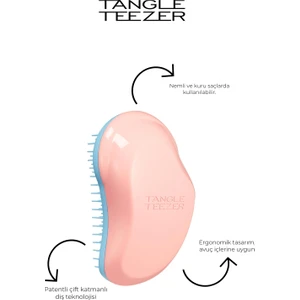 Tangle Teezer  Fine&frag Peach Sky Ince ve Kırılgan Mercan& Mavi
