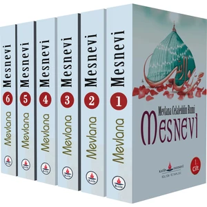 Mesnevi - 6 Cilt Set - Mevlana Celaleddin-i Rumi