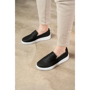 L.a Polo 315 Siyah Renk Beyaz Tabanlı Erkek Günlük Ayakkabı