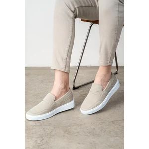 L.a Polo 317 Bej Renk Beyaz Tabanlı Erkek Günlük Ayakkabı