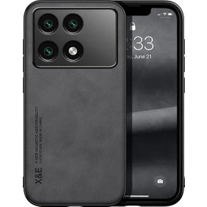 Poco X6 Pro Araba Manyetik Emme Cilt Hissi Pu Cep Telefonu Kılıfı (Yurt Dışından)