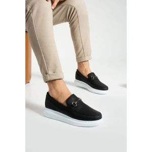 L.a Polo 347 Siyah Renk Beyaz Tabanlı Erkek Günlük Ayakkabı