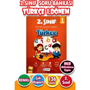 Harika Kitap 2. Sınıf Türkçe 1. Dönem - Etkinlikli Çalışma ve Soru Bankası Kitabı