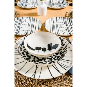Chichi Home Nido Mounta 24 Parça 6 Kişilik Porselen Yemek Takımı