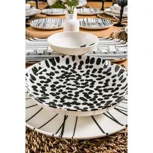 Chichi Home Nido Mounta 24 Parça 6 Kişilik Porselen Yemek Takımı