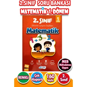 Harika Kitap 2. Sınıf Matematik 1. Dönem - Etkinlikli Çalışma ve Soru Bankası Kitabı