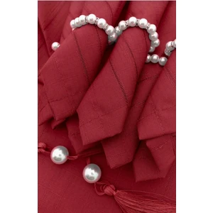 Izur Colber Masa Örtüsü Seti 12 Kişilik 26 Parça Kırmızı