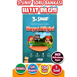 Harika Kitap 3. Sınıf Hayat Bilgisi - Etkinlikli Çalışma ve Soru Bankası Kitabı