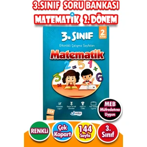Harika Kitap 3. Sınıf Matematik 2. Dönem - Etkinlikli Çalışma ve Soru Bankası Kitabı