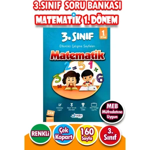 Harika Kitap 3. Sınıf Matematik 1. Dönem - Etkinlikli Çalışma ve Soru Bankası Kitabı