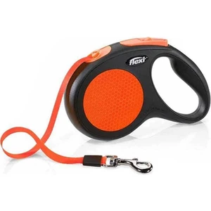 New Neon Turuncu Otomatik Köpek Gezdirme Kayışı 5 Metre Medium