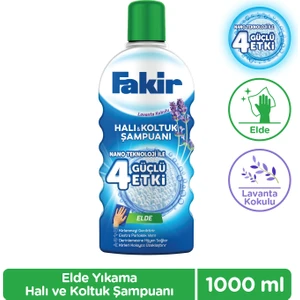 Nano Teknoloji ile Lavantalı Elde Yıkama Halı ve 
Koltuk Şampuanı 1000ml