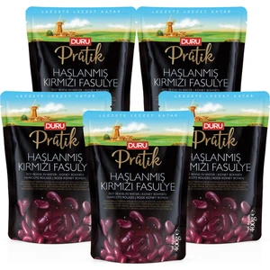 5'li Pratik Haşlanmış Kırmızı Fasulye 400 gr x 5