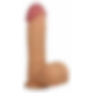 Pridex Medikal 24,5 cm Gerçekçi Kalın Damarlı Esnek ve Bükülebilir Dildo Realistik Penis